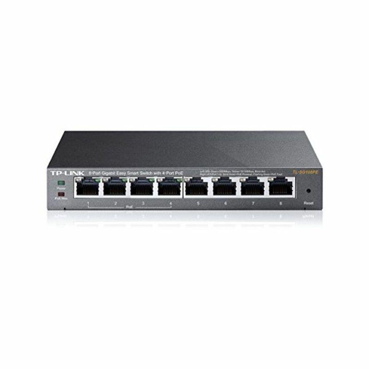Netværksswitch TP-Link TL-SG108PE 8-port Gigabit med 4x PoE