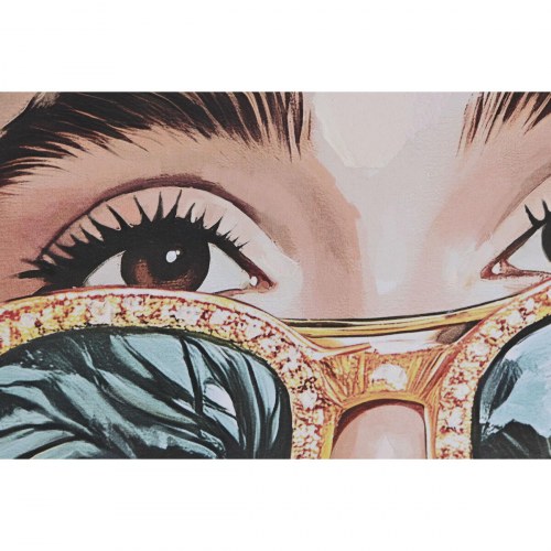 Billeder på lærred - Blå/Grøn, 82,5 × 122,5 cm (sæt af 2)