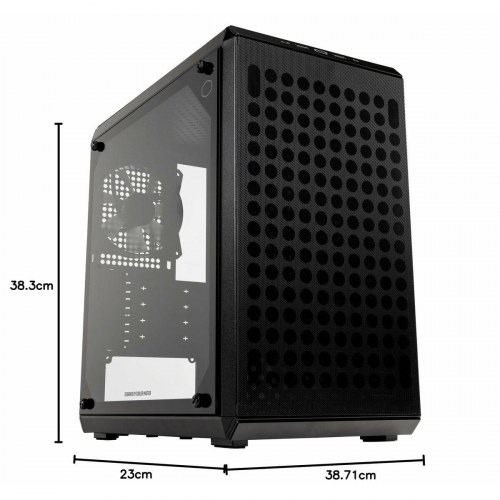 PC kabinet ATX Cooler Master Q300L V2 - sort, hærdet glas