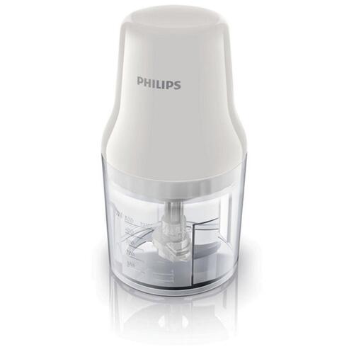Philips Daily minihakker HR1393/00, 450 W, 700 ml - hvid/sort