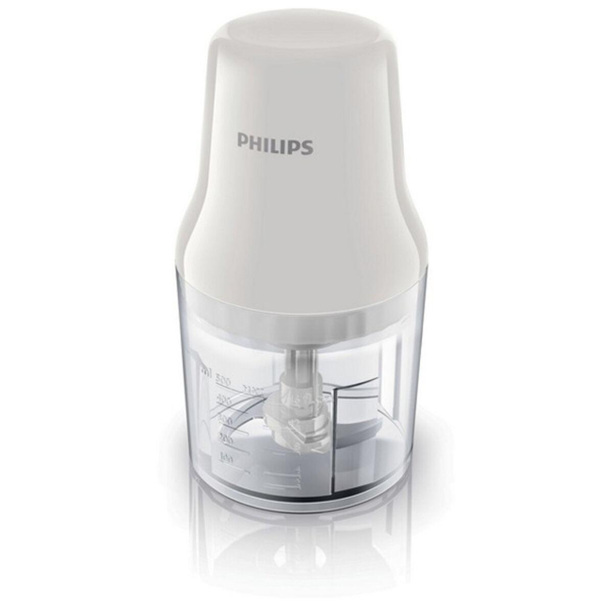 Philips Daily minihakker HR1393/00, 450 W, 700 ml - hvid/sort