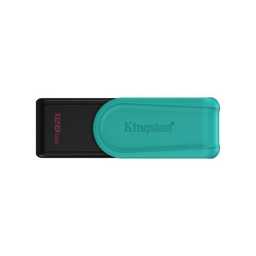 USB-flashdrev Kingston DTXS 128 GB (USB 3.2) - sort/turkis