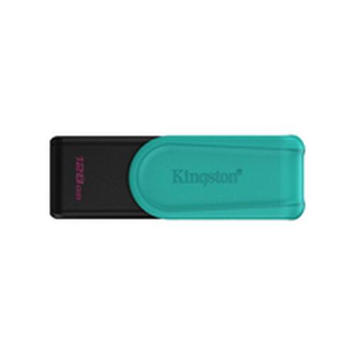 USB-flashdrev Kingston DTXS 128 GB (USB 3.2) - sort/turkis