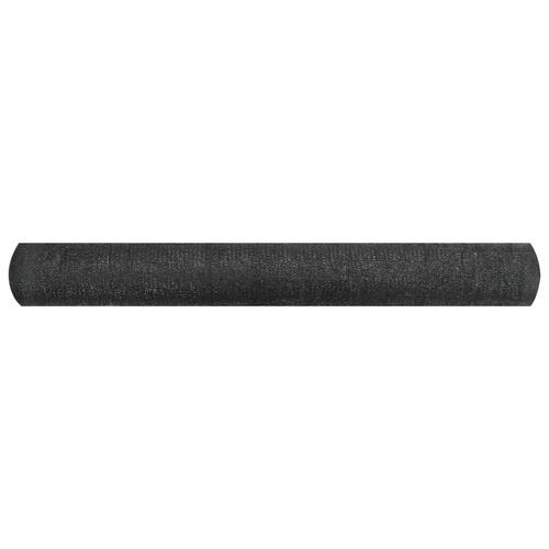 Afskærmning 1x25 m HDPE 150 g/m² sort