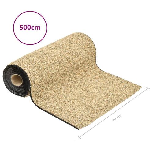 Stenfolie 500x40 cm naturligt sand