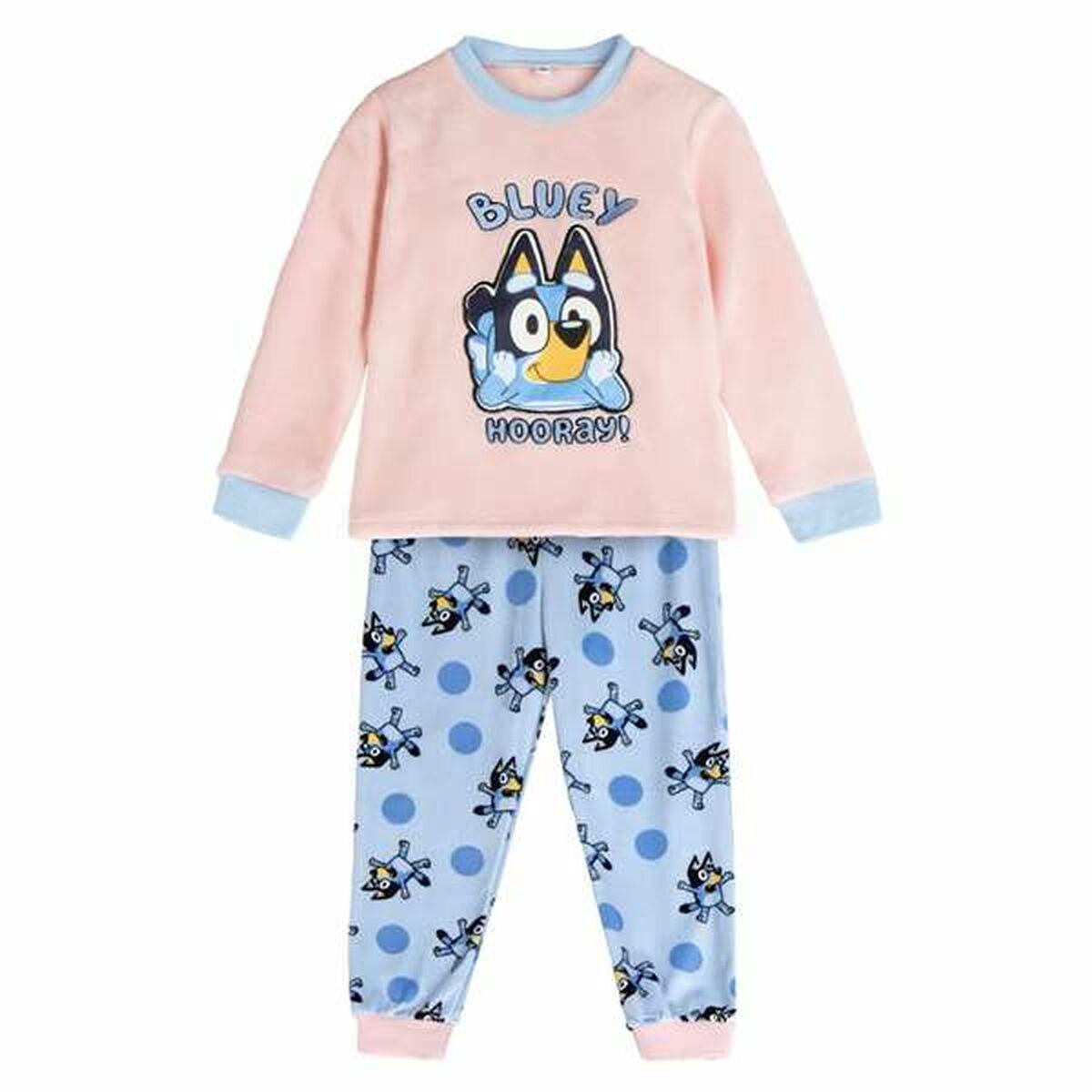Børnepyjamas Bluey Lyseblå 6 år