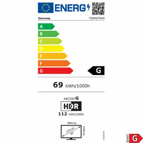 4K QLED Smart TV Samsung 50" TQ50Q7FAAUXXC