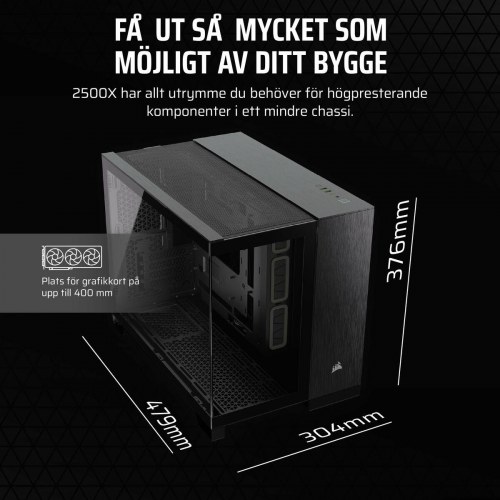 PC kabinet ATX midi-tower Corsair - sort