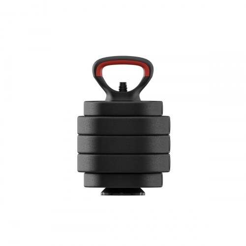 Håndvægte sæt KSIX - kettlebell og håndvægte, sort 20 kg, 19 dele