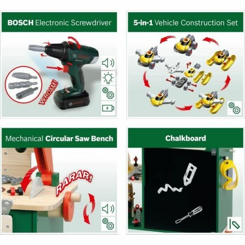 Klein Toys Bosch værksted - sæt med legetøjsværktøj til børn