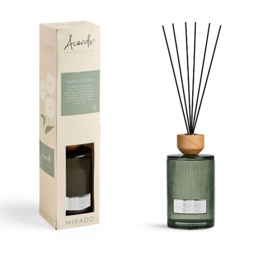 Duftpinde Acorde Warm Cotton 1 L - 4 enheder