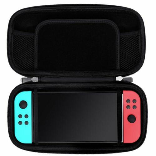 Nintendo Switch etui med skærmbeskyttelse - Trust GTX 1248S, blå/rød