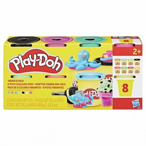 Modellervoks Play-Doh - sæt med 8 farver