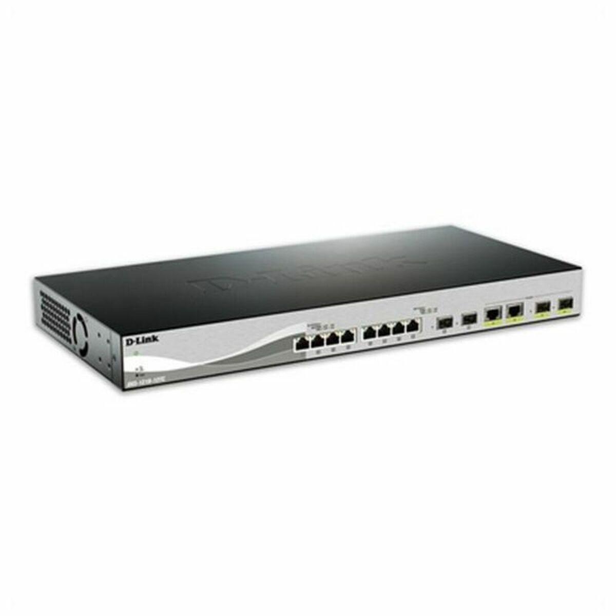 D-Link DXS-1210-12TC/E 10G managed switch - 8x RJ45 10G, 4x SFP+ billede