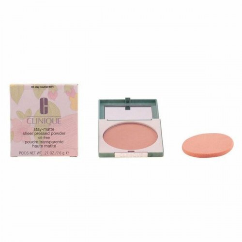 Pudder foundation Clinique Stay-Matte Sheer Pressed Powder 03 Stay Beige 7,6 g