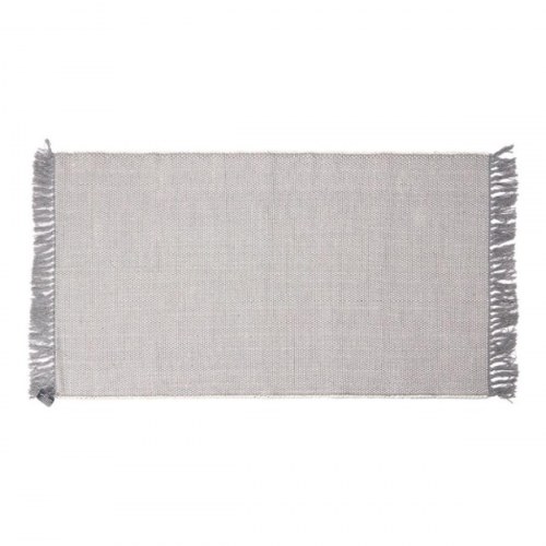 Gråt tæppe 140 × 80 cm - sæt med 6