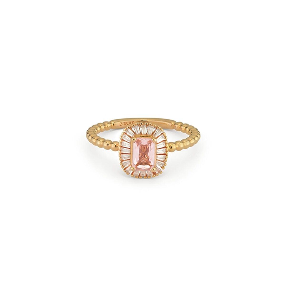 Ring til kvinder 24KAE gylden str. 16 - 12482Y/56