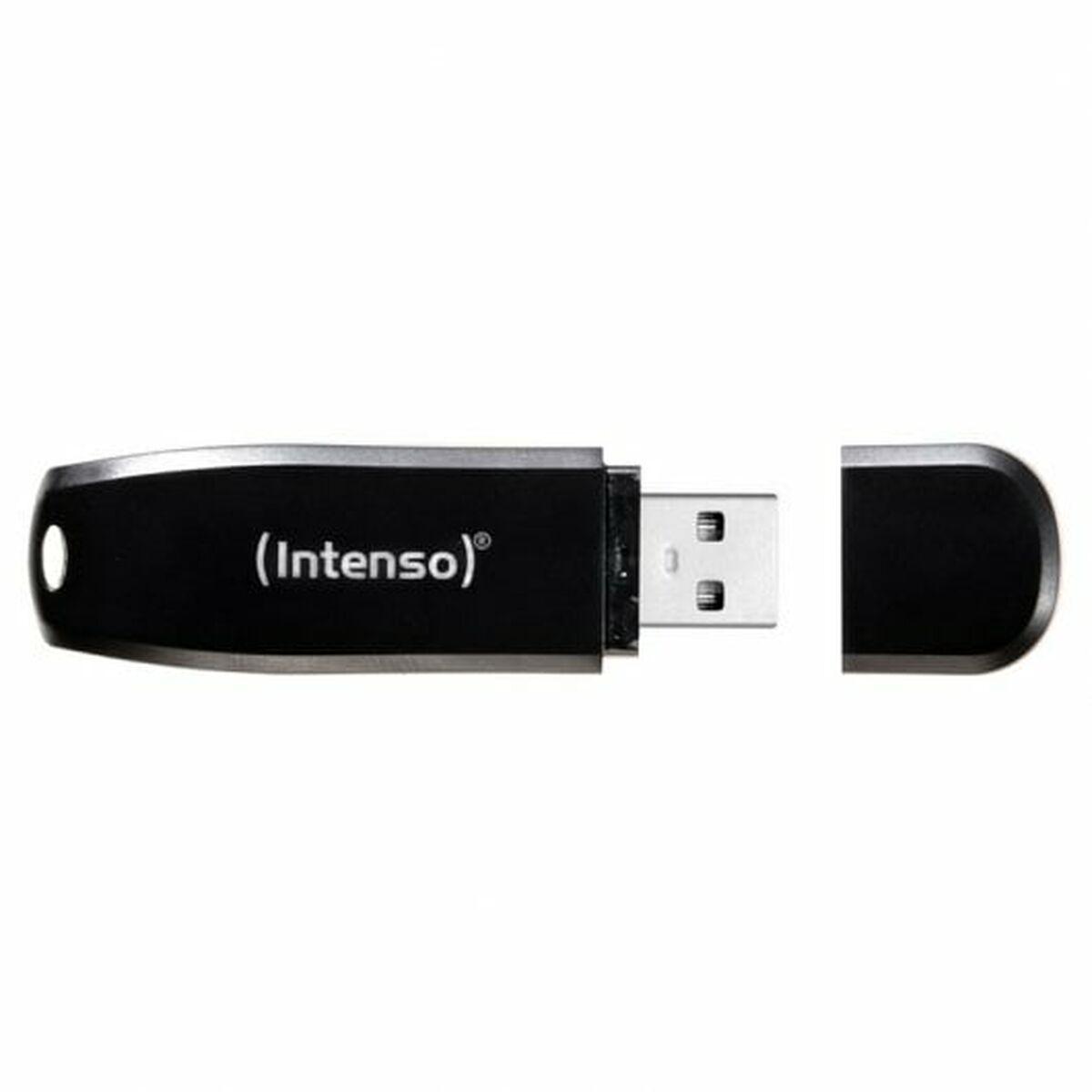 INTENSO USB-stik 256 GB - USB-A 3.0, sort