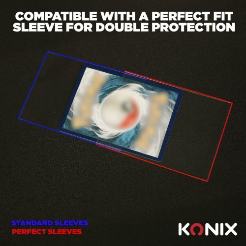 KONIX Perfect Sleeves - kortlommer 100 stk., gennemsigtig