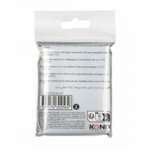 KONIX Perfect Sleeves - kortlommer 100 stk., gennemsigtig