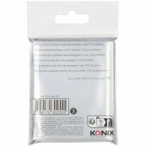 KONIX kortlommer - 100 stk. gennemsigtige sleeves (standard)