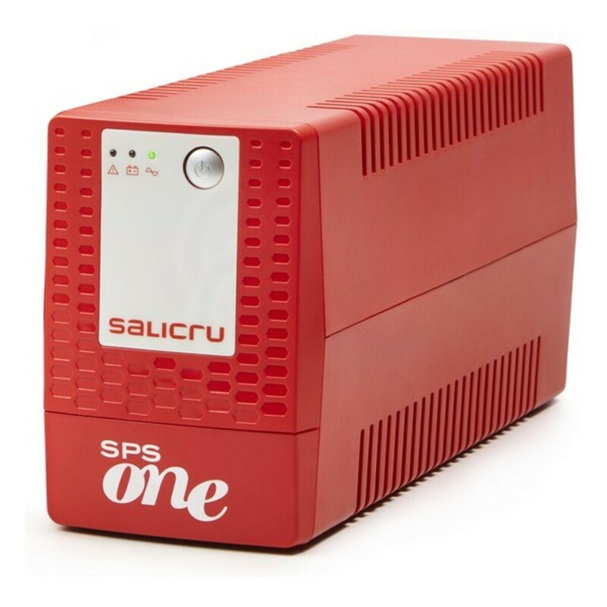 Salicru SPS ONE 500 VA line-interaktiv UPS - 240 W, tårn, rød/hvid