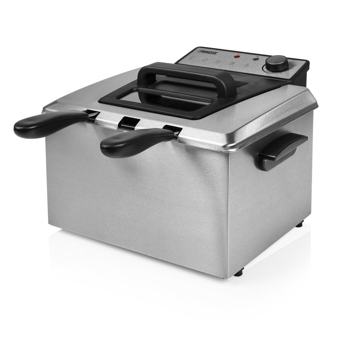 Frituregryde Princess - rustfrit stål, 5 l - grå/sølv