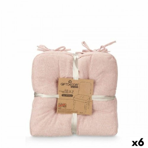 Stolhynder - pink 40 × 40 × 7 cm, sæt á 2 (6 sæt)