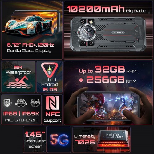 Cubot KingKong 11 (sort)