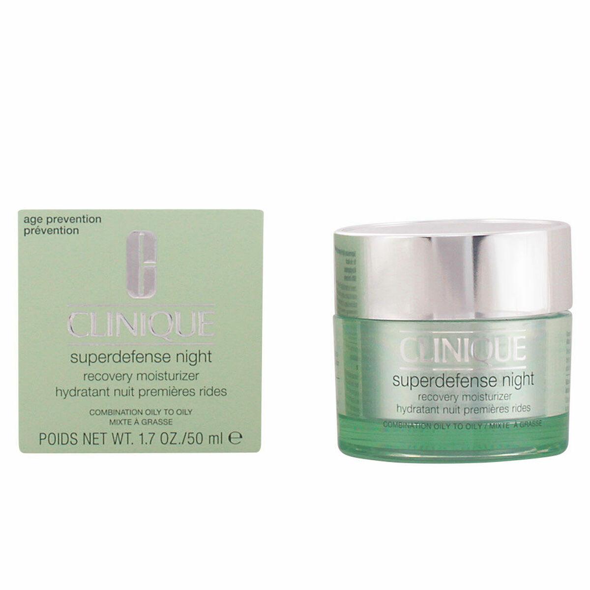 Clinique Superdefense Night Recovery Moisturizer III/IV - 50 ml natcreme til kombineret/fedtet hud