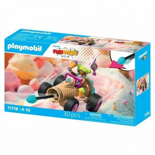 Legetøjssæt Playmobil FunStars Racing isvaffel - 30 dele