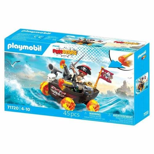 Legetøjssæt Playmobil Racing piratskib - 45 dele