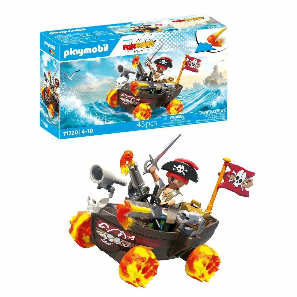 Legetøjssæt Playmobil Racing piratskib - 45 dele