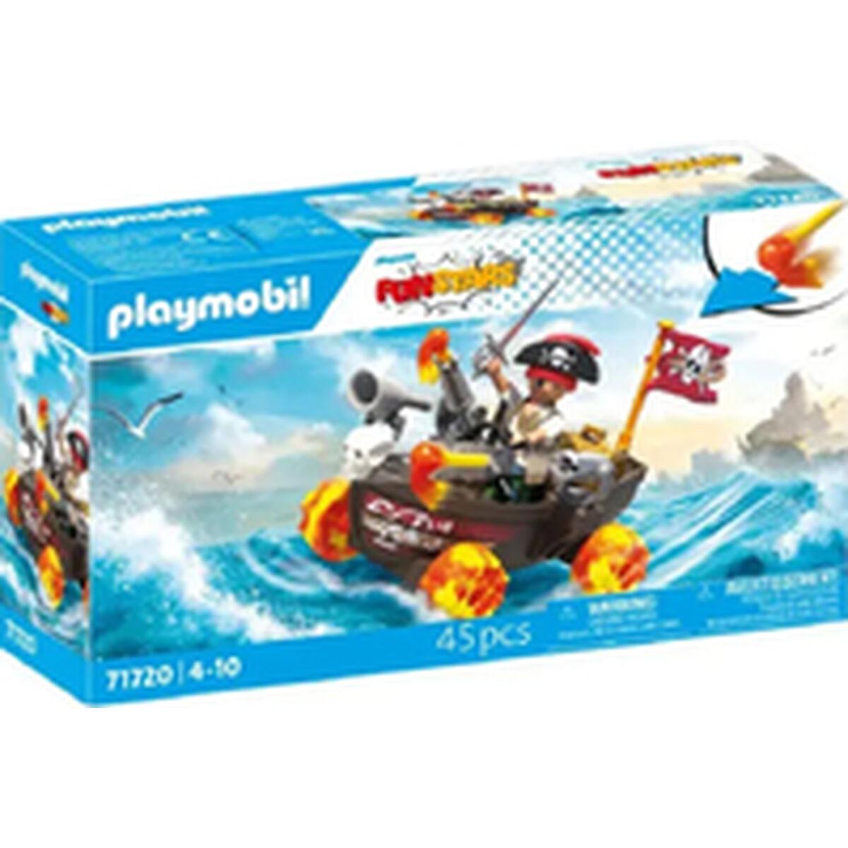Legetøjssæt Playmobil Racing piratskib - 45 dele