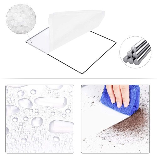 Marsvinebur legehave fra SONGMICS – modulært DIY hyttebur, hvid (LPC004W01)