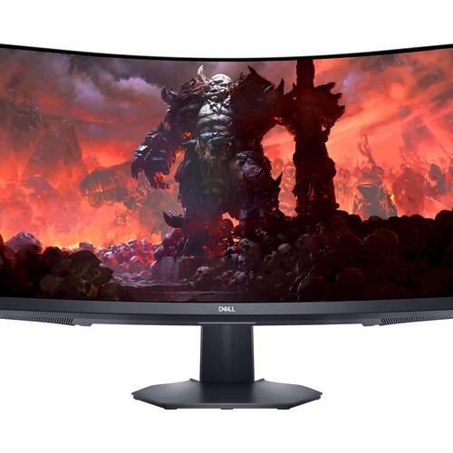 Gaming skærm Dell 32" S3222DGM – QHD 165 Hz, buet