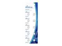 Knapcellebatterier LR41 – MediaRange Premium (10 stk., alkalisk)