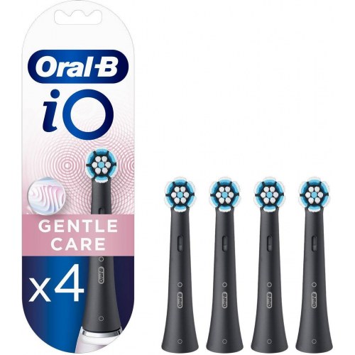 Tandbørstehoved Oral-B iO Gentle Care – 4 stk., sort