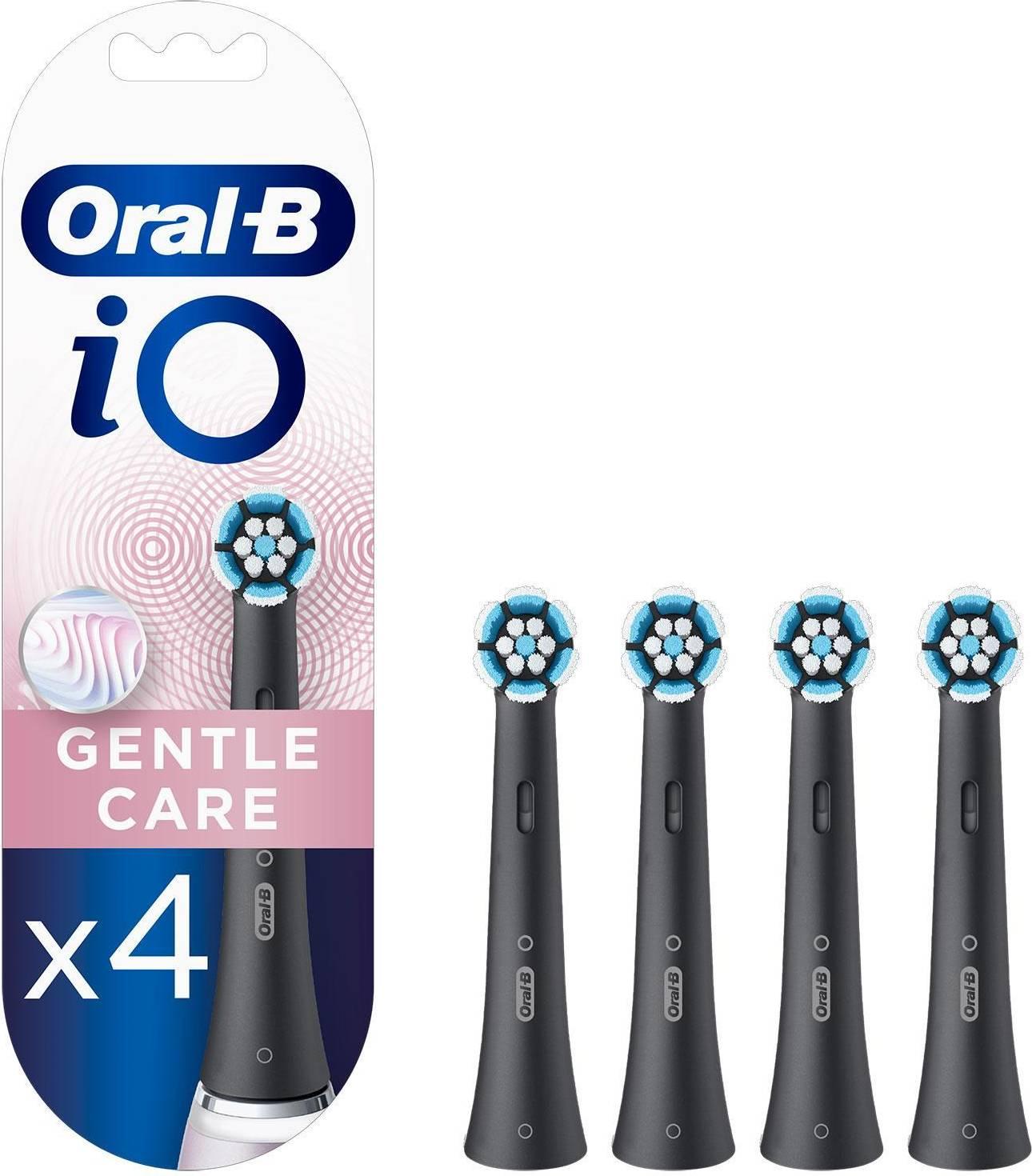Tandbørstehoved Oral-B iO Gentle Care – 4 stk., sort