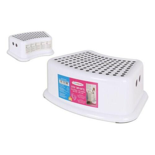 Arbejds-skammel/Trappestol For my Baby - plastik, hvid 33 × 24 × 13 cm