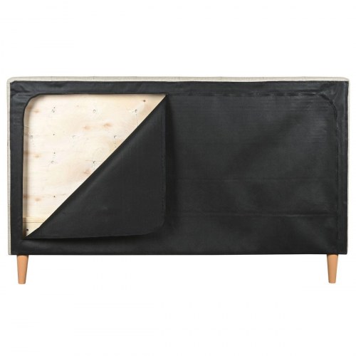 Seng med sengegavl - beige, 170 × 219 × 104 cm