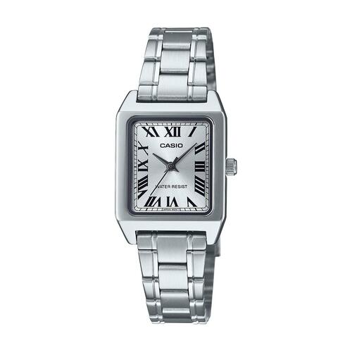 Armbåndsur Casio dame - rustfrit stål, sølv