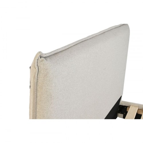 Seng med sengegavl - beige, 177 × 219 × 108 cm