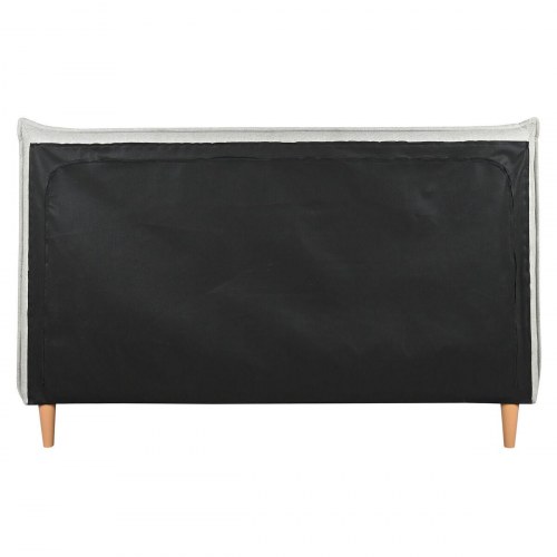 Seng med sengegavl - beige, 177 × 219 × 108 cm