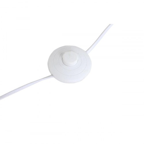 Gulvlampe bue - hvid/beige/guld, 126 × 40 × 193 cm