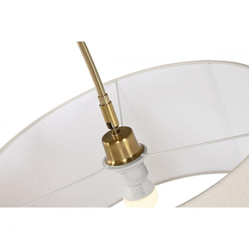 Gulvlampe bue - hvid/beige/guld, 126 × 40 × 193 cm