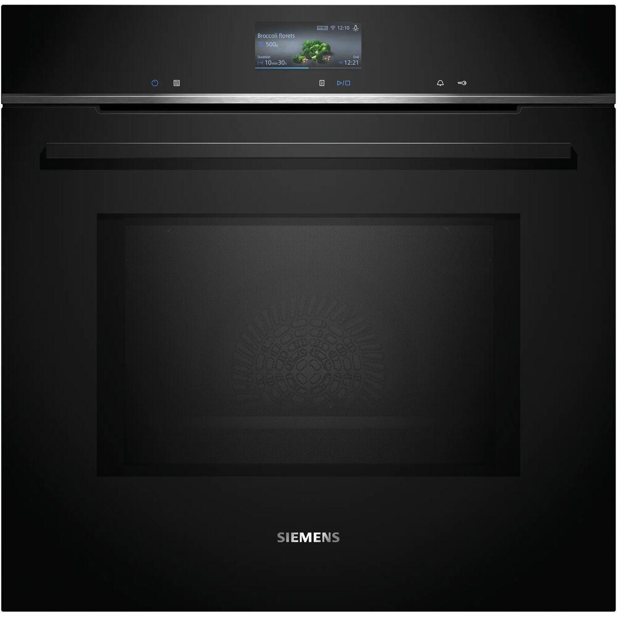 Indbygningsovn Siemens HM776GKB1 - 67 l, 3.600 W, sort