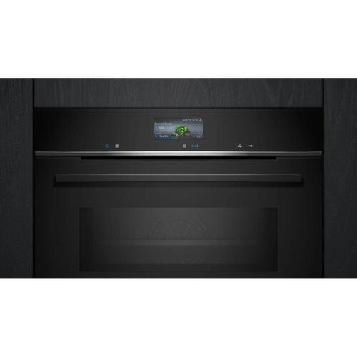 Indbygningsovn Siemens HM776GKB1 - 67 l, 3.600 W, sort