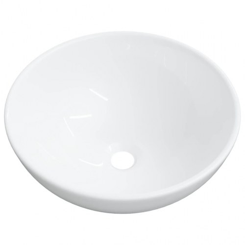 Bordvask hvid 28 x 28 x 10 cm keramik