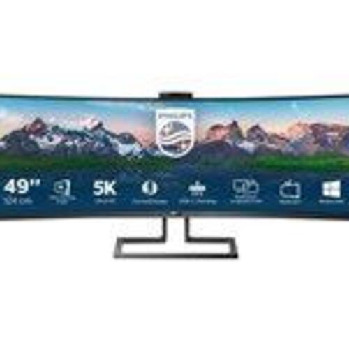 Skærm ultrabred 49" Philips Brilliance P-line 5K (5120 × 1440), kurvet, USB-C